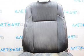 Passenger seat Toyota Highlander 14-16 without airbag, mechanical, combined black