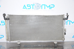 Bent air conditioner condenser radiator for Toyota Prius 2004-2009
