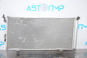 Bent air conditioner condenser radiator for Toyota Prius 2004-2009