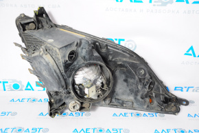 Front right headlight, bare, Toyota Prius 20 04-06, pre-restoration, xenon, broken fastener, ready for polishing
