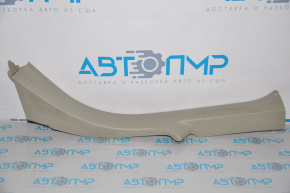 Rear left door sill trim for Toyota Prius 30 10-15 beige, scratched