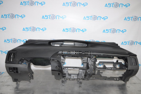 Dashboard front panel without AIRBAG Toyota Prius 30 10-11 dark gray, with overlay
