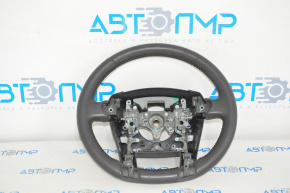 Naked steering wheel Toyota Prius 30 10-11 leather dark gray