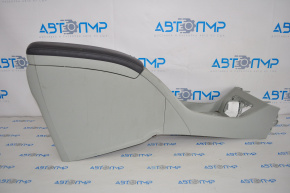 The center console from the armrest to the cup holder of the Toyota Prius 30 10-11 is gray.