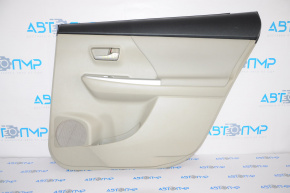 Door trim panel, rear right, Toyota Prius V 12-14, beige cloth