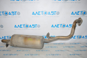 Rear muffler with barrel for Toyota Prius V 12-17