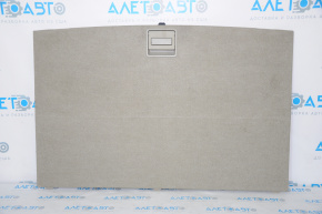The trunk floor of the Toyota Prius V 12-17 beige