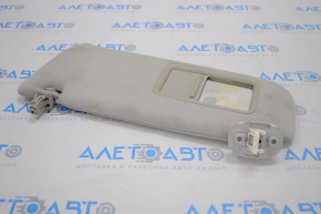 Left visor for Toyota Prius V 12-17 gray