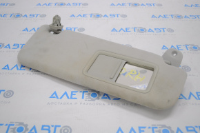 Right visor for Toyota Prius V 12-17 gray