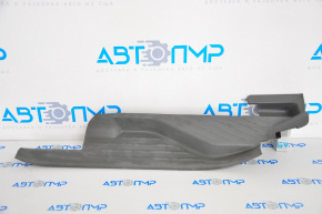 Door sill trim rear left inner Toyota Prius V 12-14 dark gray, rubbed