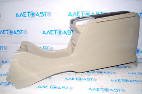 Toyota Prius V 12-14 center console, armrest, and cup holders, beige, complete