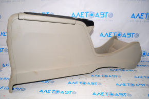 Toyota Prius V 12-14 center console, armrest, and cup holders, beige, complete