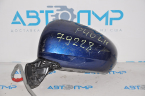Left side mirror for Toyota Prius V 12-14, 5 pins, blue, no mounting cover