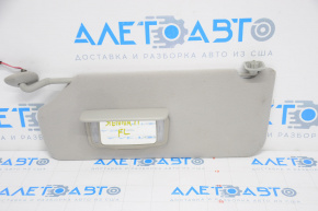 Left visor for Toyota Sienna 11-14 gray