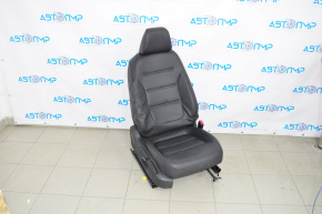 Passenger seat VW Jetta 11-18 USA without airbag, manual, black leather