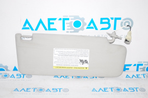Left sun visor for VW Jetta 19-24, gray, without hook