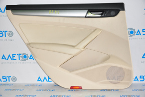 Door trim panel rear left VW Passat b7 12-15 USA beige