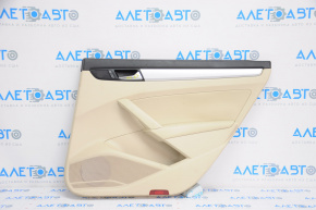 Door trim panel, rear right, VW Passat b7 12-15 USA, beige