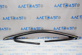 Upper front left door molding for VW Passat b7 12-15 USA, chrome with glass seal