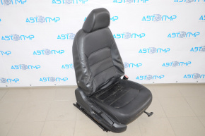 Passenger seat VW Passat b7 12-15 USA without airbag, manual, black leather