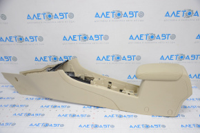VW Passat B7 12-15 USA beige center console with retractable armrest