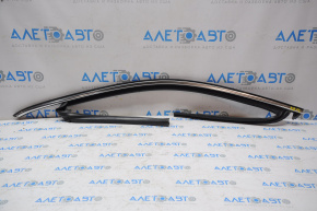 Upper front left door molding for VW Passat b8 16-19 USA, chrome with glass seal
