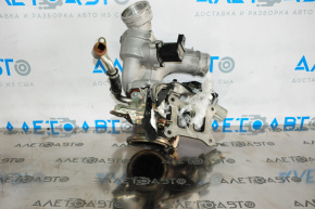 Turbocharger assembly with manifold and cooling pipes VW Passat b8 16-19 USA 1.8T, 2.0T