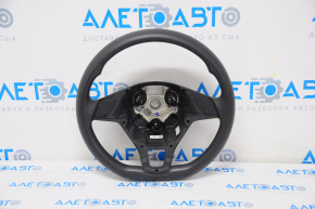Naked steering wheel for a VW Passat B8 16-19 USA, black rubber, without trim and buttons.