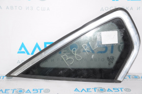 Rear left fixed glass window for VW Passat b8 16-19 USA, chrome