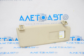 Right sun visor for VW Tiguan 2009-2017, beige, without hook