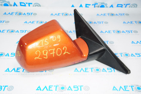 Right side mirror assembly Cadillac CTS 08-12, 9 pins, orange, mounting defect