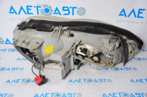Headlight front left Mercedes W220 bare, halogen, for polishing, broken fastener, broken housing