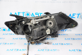 Mitsubishi Outlander 2007-2009 left front headlight, broken, ready for polishing