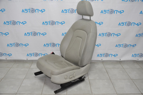 Driver's seat for the Audi A4 B8 09-12 without airbags, electric, gray leather