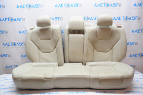 Rear seats, 2nd row, Ford Fusion mk5 17-20, titanium, light gray leather