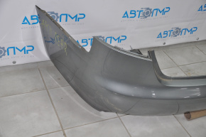 Bare rear bumper for Audi A4 B8 08-12 pre-rest sedan, without parking sensors