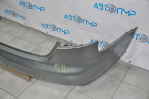 Bare rear bumper for Audi A4 B8 08-12 pre-rest sedan, without parking sensors