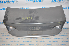 Audi A4 B8 08-12 pre-rest sedan trunk lid without spoiler
