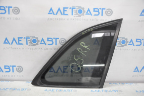 Rear right window, blind glass, Audi Q5 8R 09-17, tinted, matte black