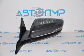 Left side mirror assembly for Cadillac CTS 14-15, 13 pins, auto-dimming, turn signal, heated, graphite