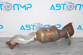 Left catalytic converter for Chevrolet Camaro 16-17 3.6L (lower)