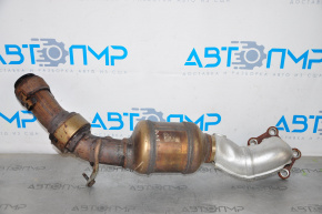 Right catalytic converter for Chevrolet Camaro 16-17 3.6, lower, rusty