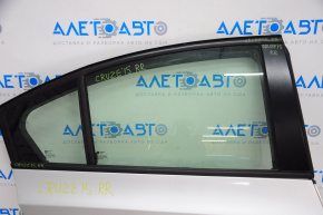 Molding door-glass central rear right Chevrolet Cruze 11-15 black