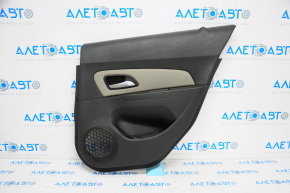 Door trim card rear right Chevrolet Cruze 11-16, black with gray insert