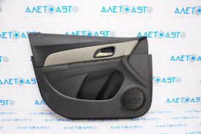 Door trim card front left Chevrolet Cruze 11-15, black with gray insert