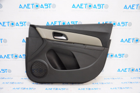 Door trim card front right Chevrolet Cruze 11-15, black with gray insert