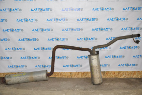 Muffler rear part barrel Chevrolet Cruze 11-16 complete with middle part