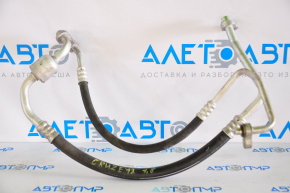 Air conditioning tube condenser-compressor Chevrolet Cruze 14-16 double