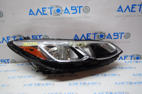 Chevrolet Cruze 16" front right headlight, halogen, no lens, broken housing and fastening, scratches on the glass