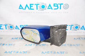 Left side mirror complete Chevrolet Volt 16-17 6 pins, BSM, heated, blue